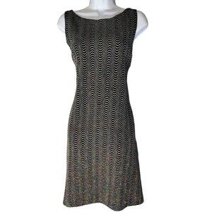 Vintage Ronni Nicole Dress Sz 10 Rainbow Sparkle Backless Party Slinky Black